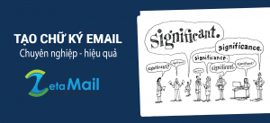 chữ ký email marketing