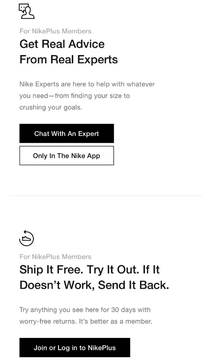 Tần suất gửi email marketing của Nike